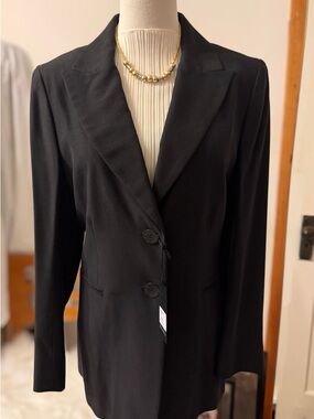Zenobia Black Women's Tailored Blazer NWT